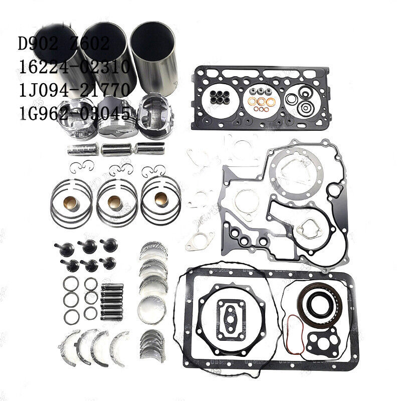STD D902 Z602 Engine Piston Rebuild Kit For Kubota RTV900 900G 900G9 900... - $352.10