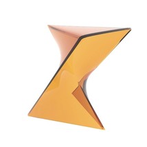 Randolph Triangular Twist End Side Table ABS/PC Plastic – Multiple Colors - $89.89