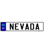 Nevada Novelty Metal European License Plate - £17.54 GBP