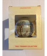 Hallmark Grandparents Christmas Ornament Bulb Vintage 1987 Grandpa Grand... - £6.10 GBP