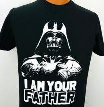 Disney Star Wars Darth Vader I Am Your Father T Shirt Sz M Black Crew Neck - £23.63 GBP