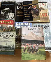 Lot of 9 Horse Racing History Books 6 Hardcover 3 PB VG+ Kentucky Derby Busines - $52.96