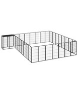  Dog Playpen Black Powder-coated steel, polyethylene Large - $1,098.93 CAD