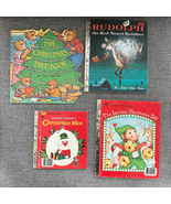 4 Vintage 60s 70s 80s Secular Children’s Christmas Books Santa Rudolph R... - $29.96 CAD