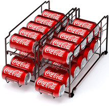 2 Pack Soda Beverage Can Pop Dispenser Refrigerator Organizer Stackable ... - $74.99