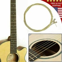6Pcs/Set Acoustic Guitar Strings 1St-6Th String Steel Strings Durable Go... - £9.48 GBP