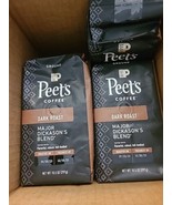 8 Peet&#39;s Dark Roast Ground Coffee Major Dickason&#39;s Blend 10.5 Oz (CB7) - £46.36 GBP
