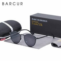 BARCUR Classic Round Sunglasses Women Polarized Sun glasses for Men lune... - $26.38