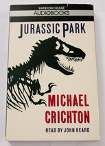 Michael Crichton JURASSIC PARK Random House Audiobook 1990 Cassettes - $9.50