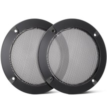 2Pcs 6.5In Audio Speaker Mesh Cover, Speaker Protective Grille With Blac... - $27.99
