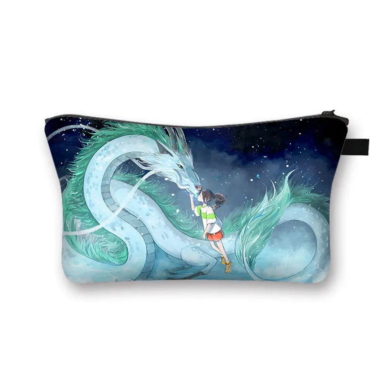   Spirited Away Cosmetic Bag Teenager Girl Makeup Case Women Casual Makeup Pouch - $55.69