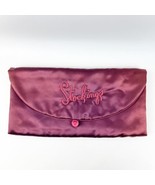 Vintage Satin Burgundy Rose Pink Lingerie Stockings Compartment Holder B... - £22.41 GBP