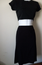 Women&#39;s Venus  Black Pin Striped Straight Skirt Size 8 - $13.86