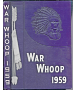 1959 War Whoop Yearbook-Port Neches-Groves HS-PN-G, TX-Signed - $38.81 CAD
