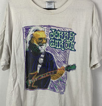 Vintage Grateful Dead T Shirt Single Stitch Band Tee Jerry Garcia XL 90s - £94.42 GBP