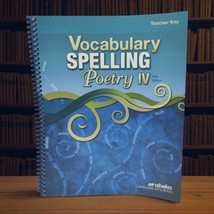 Abeka Vocabulary Spelling Poetry IV Fifth Edition Teacher Key Pre-owned - $18.42
