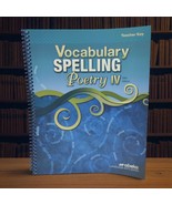 Abeka Vocabulary Spelling Poetry IV Fifth Edition Teacher Key Pre-owned - $18.42