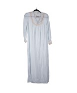 Barbizon VTG Nightgown Womens M L Delicate Blue Lace Floral Embroidered ... - £15.66 GBP