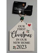 Our First Christmas in Our New Home 2023 Hanging Photo Frame Ornament - £12.42 GBP