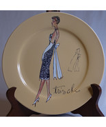 ROSANNA PLATE FRENCH FASHION CHIC RETRO APRICOT DESSERT OR SALAD Plate  ... - $4.20