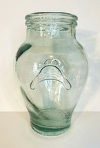 Rosenthal Netter Wide Rimmed Italian Pale Green Blown Glass Olive Jar Vase LARGE - £140.58 GBP