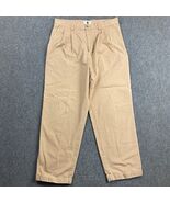 Vintage Gap Pants Men&#39;s 35x30 Chino Tapered Y2K Beige 100% Cotton Distre... - $456.77 MXN