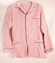 Pearl River Womens Pajama Only Shirt Pink L - $19.80