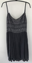 Hollister Gray Sequined Open Back Mini Dress Large - £799.35 GBP