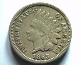 1863 Indian Cent Very Fine Vf Nice Original Coin From Bobs Coins Fast Shipment - £23.49 GBP