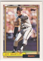 M) 1992 Topps Baseball Trading Card - Jeff Brantley #491 - £1.55 GBP