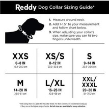 Reddy Black &amp; Grey Webbed Dog Collar, Small - £12.65 GBP