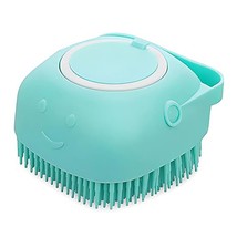 Dog Cat Bath Brush Comb Silicone Rubber Dog Puppy Massage Brush Hair Fur Groomin - $12.71