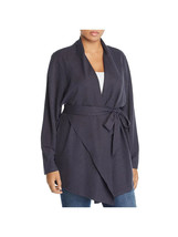 BAGATELLE Womens Plus Belted Draped Collar Open Front Wrap Jacket 2x B4HP - £23.66 GBP