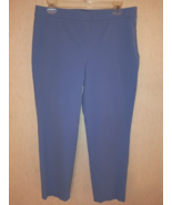 Talbots Petites Size 10P Chatham Style Cropped Blue Pants Waist 32&quot;; Ins... - £9.72 GBP