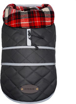 KYEESE Dog Jacket Buffalo Plaid Waterproof Windproof with Reflective Str... - £14.64 GBP