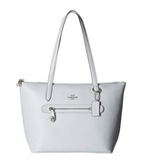 New COACH Women&#39;s Pebble Leather Taylor Tote Sky - £225.78 GBP