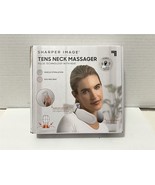 Sharper Image Tens Neck Massager Pulse Technology W/Heat &amp; W/Wireless Re... - £17.96 GBP