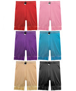 Women&#39;s Classic Microfiber Stretch Colorful Long Leg Girdle Shorts 12 Pack - $940.45 MXN