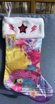 Dreamworks Trolls Band Together Viva &amp; Queen Poppy Purple White Stitched... - £11.45 GBP