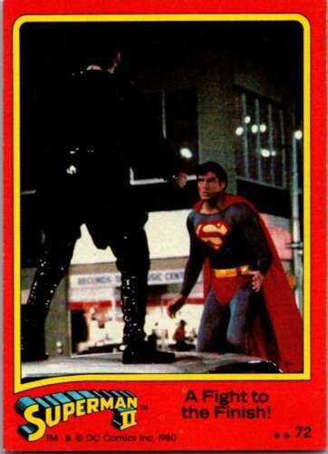 1980 Topps Superman II #72 A Fight to the Finish! NM-MT ID:76397 - $1.97