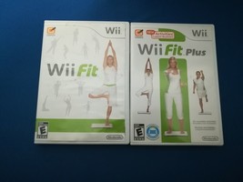 Wii Fit and Wii Fit Plus Nintendo Wii Lot of 2 Games Used BOTH Tested  Works MB2 - £10.80 GBP