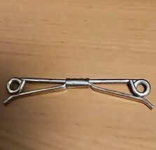 Style King tie bar Goldtone 2 Inches - $6.23