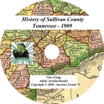 1909 History &amp; Genealogy SULLIVAN County Tennessee TN - $5.89