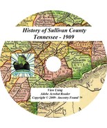 1909 History &amp; Genealogy SULLIVAN County Tennessee TN - £4.42 GBP