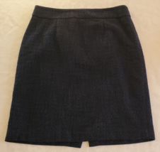 Banana Republic Blue Tweed Pencil Skirt Size 10 - £11.67 GBP