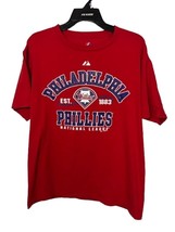PHILADELPHIA PHILLIES ADULT DIAL IT UP TEE SHIRT MED - $141.08 MXN