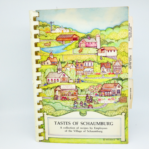 Vintage Tastes Of Schaumburg A Collection Of Recipes By Employees Of The... - $49.49