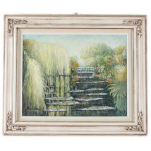 &quot;Monet&#39;s Garden #1&quot; By Anthony Sidoni 2003 Signed Oil Painting 15 3/4&quot;x18 3/4&quot; - £4,288.90 GBP