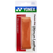 YONEX Ultimum Leather Premium Racquet Grip Tennis Racket Tape Brown 1PC ... - £25.88 GBP