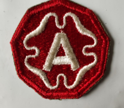 PATCH Sew on Embroidered origional 9th US Army Slanted Base A ww2 - £7.67 GBP